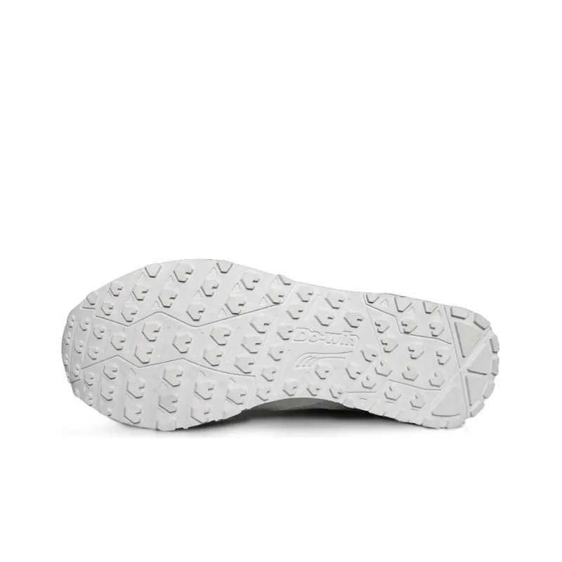 DO WIN Cushioned Slip Resistant Abrasion Resistant Breathable Low Top Casual Running Shoes Unisex White-4