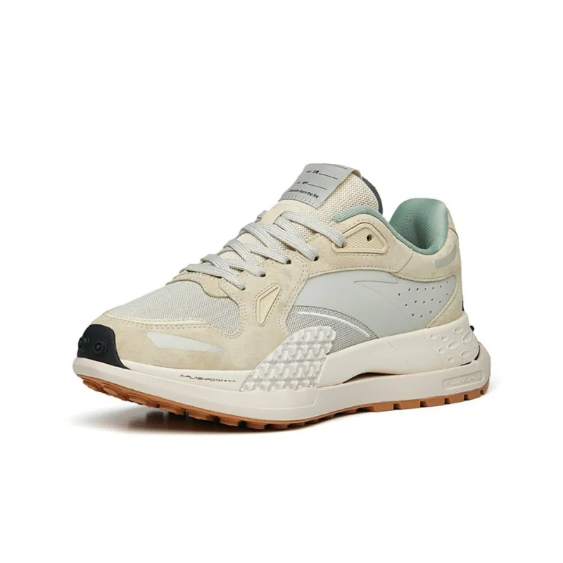 Anta Cushioned Anti-Slip And Wear-Resistant Lightweight Low-Top Running Shoes Women's Light Cyan Gray-1