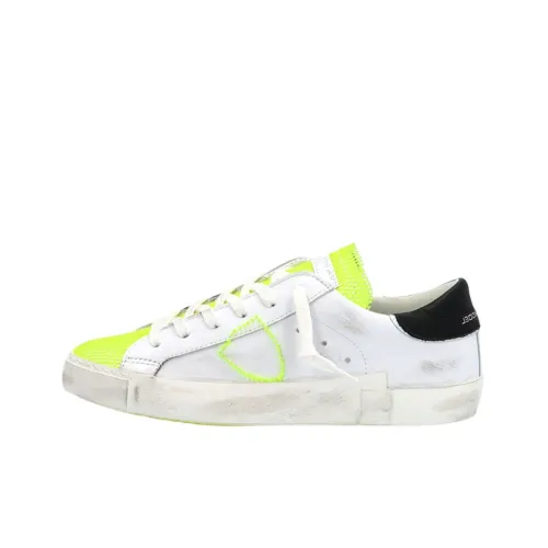 PHILIPPE MODEL Skateboard Shoes Women's Low-Top White Green Black