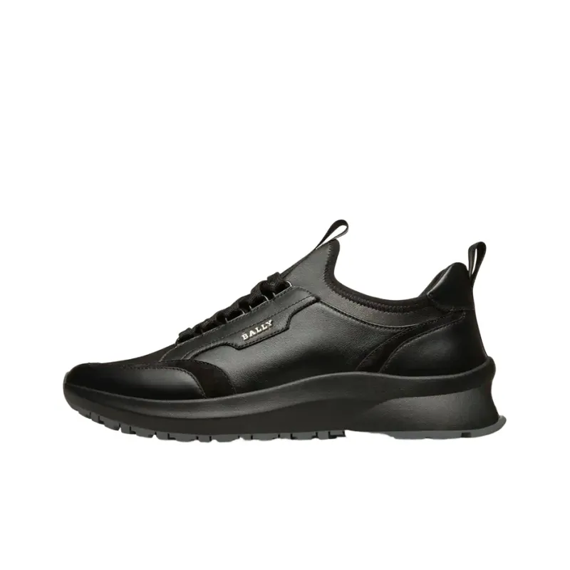 BALLY Deven Cushioning Anti-Slip And Wear-Resistant Low-Top Casual Shoes Men's Black-0