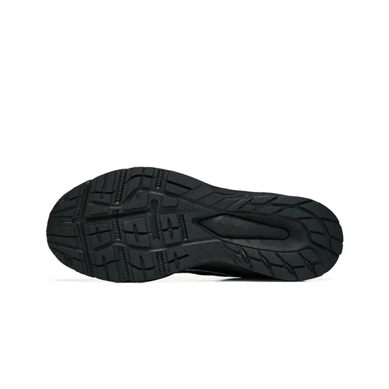 Anta AT951 Anti Slip Wear Resistant Breathable Lightweight Low Top Sports Casual Shoes Men's Black-4