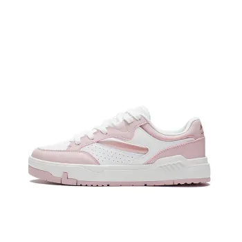 LiNing Ace Anti Slip Wear Resistant Low Top Skateboard Shoes Women's White Pink