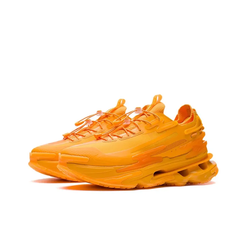 LiNing CF Tracing Goku Collection, Xingshan Low Top Sports Casual Shoes Men's Mango Orange Yellow-2