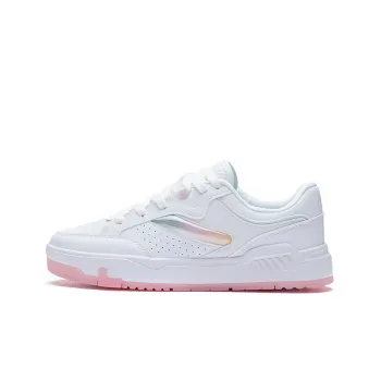 LiNing Ace Cushioning Wear Resistant Low Top Skateboard Shoes Women's White