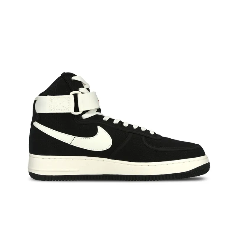 Nike Air Force 1 High Retro 'Black Canvas'-1