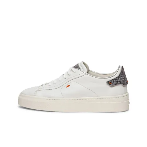 Santoni Skateboard Shoes Women's Low-Top White