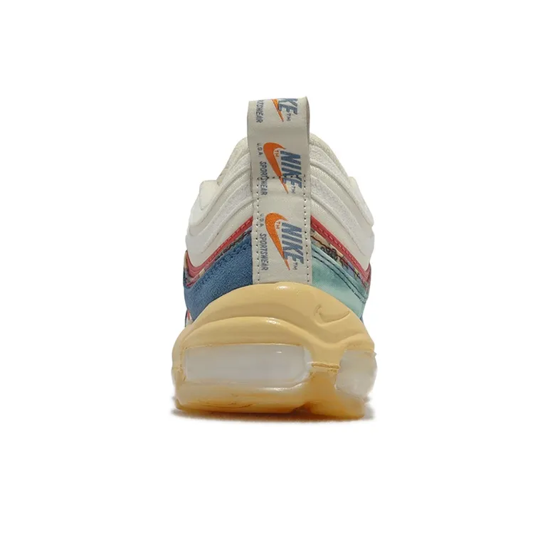 Nike Air Max 97 Coconut Milk Fossil Denim Red-3