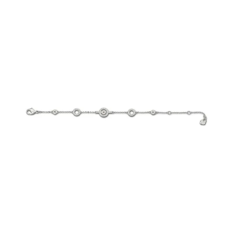 Swarovski Rhodium Plated Bracelets Unisex-1
