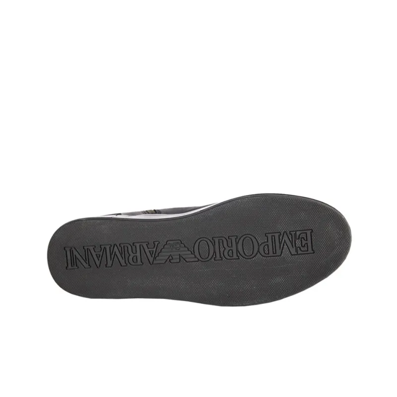 EMPORIO ARMANI Stylish Skateboarding Shoes Women's Gray-3