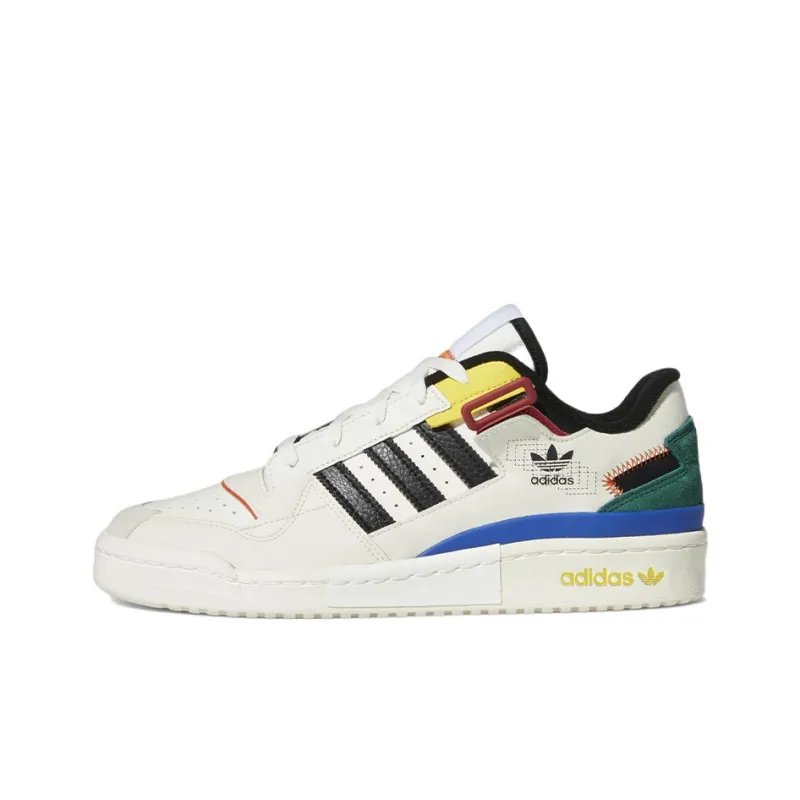 Forum Adidas Originals Exhibit Low 'White Multi'-0