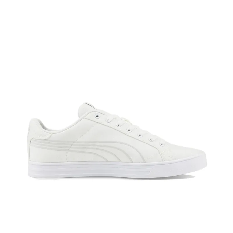 PUMA Smash Vulc V3 Lo Cv 'White Grey Violet'-1