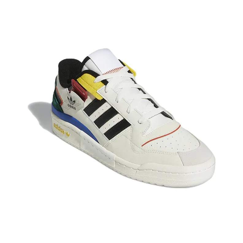 Forum Adidas Originals Exhibit Low 'White Multi'-2