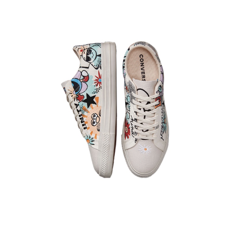 Converse One Star Floral Much Love Egret