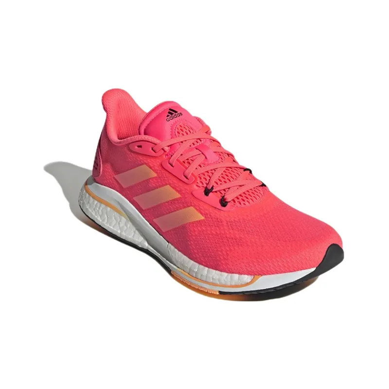 Adidas Supernova+ Climacool Cushioned Wear-Resistant Breathable Low-Top Running Shoes Women's Rose Red-2