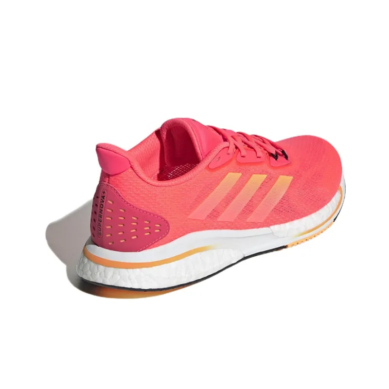 Adidas Supernova+ Climacool Cushioned Wear-Resistant Breathable Low-Top Running Shoes Women's Rose Red-3