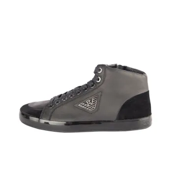 EMPORIO ARMANI Stylish Skateboarding Shoes Women's Gray