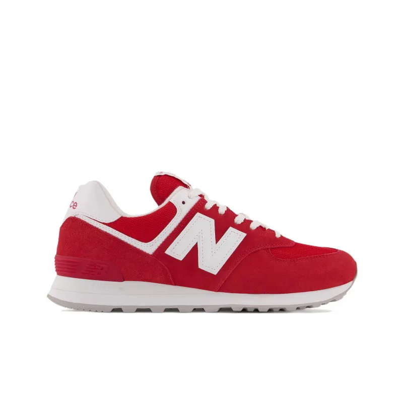 New Balance 574 Red White-1