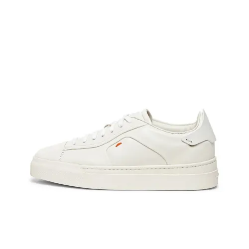 Santoni Skateboard Shoes Women's Low-Top White