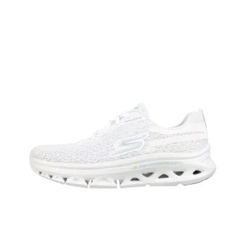 Skechers GO RUN Glide-Step Cushioning Anti-Slip Wear-Resistant Breathability Low-Top Running Shoes Women's White