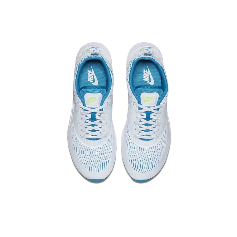 Nike Air Max Thea Casual Shoes Women's Low Top White/Blue-3