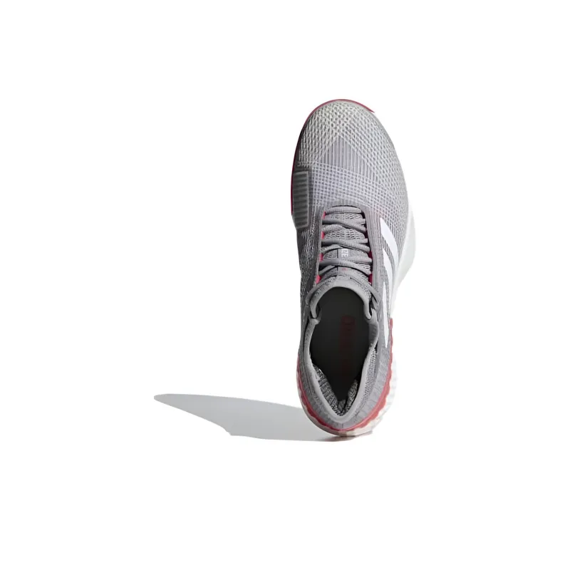 Adidas Adizero Ubersonic 3 'Light Granite Shock Red'-4