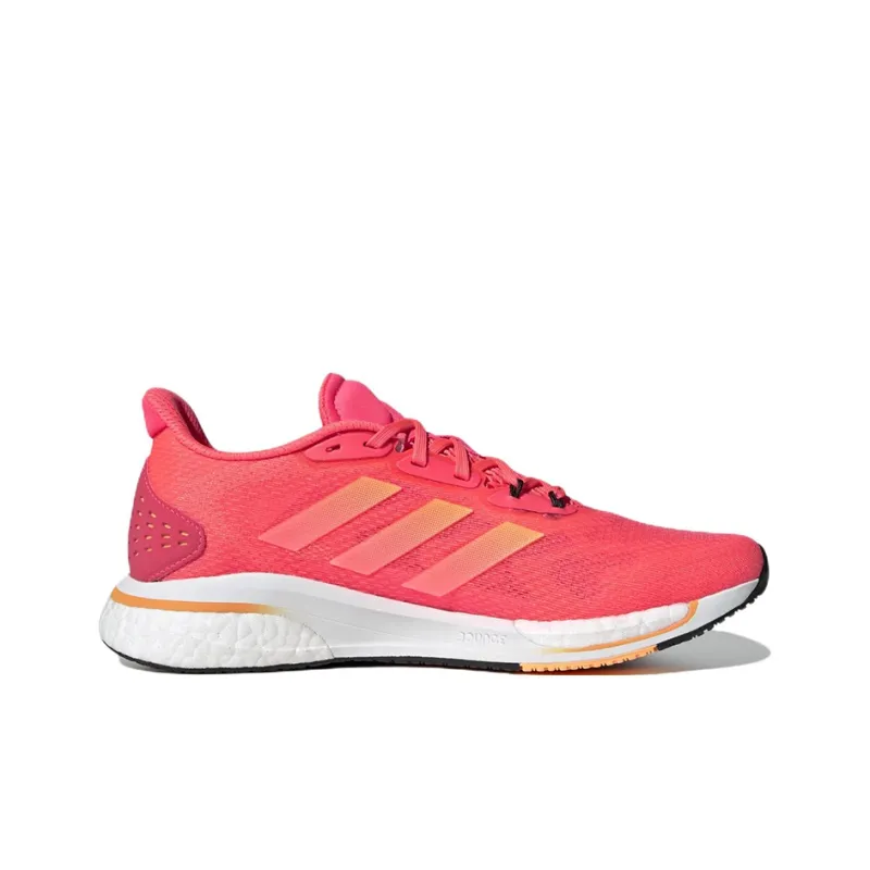Adidas Supernova+ Climacool Cushioned Wear-Resistant Breathable Low-Top Running Shoes Women's Rose Red-1