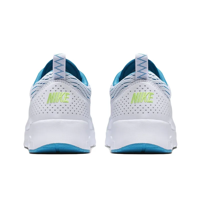 Nike Air Max Thea Casual Shoes Women's Low Top White/Blue-4