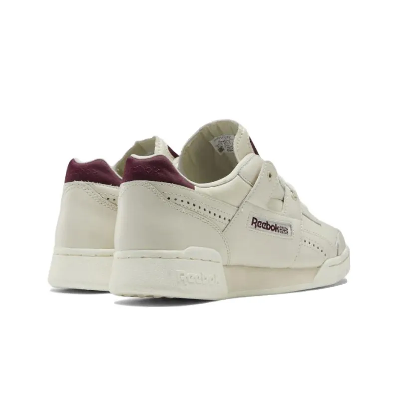 Reebok Workout Skateboard Shoes Women's Low-Top Beige Brown-3
