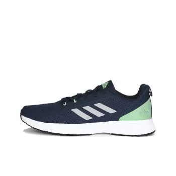 Adidas Glowrun Glowrun Reflective Durable Breathable Low-Top Running Shoes Men's Black Blue