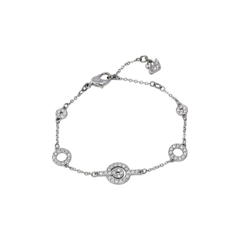 Swarovski Rhodium Plated Bracelets Unisex-0