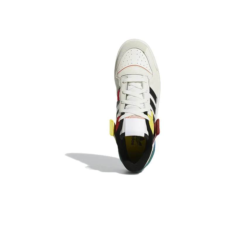 Forum Adidas Originals Exhibit Low 'White Multi'-4