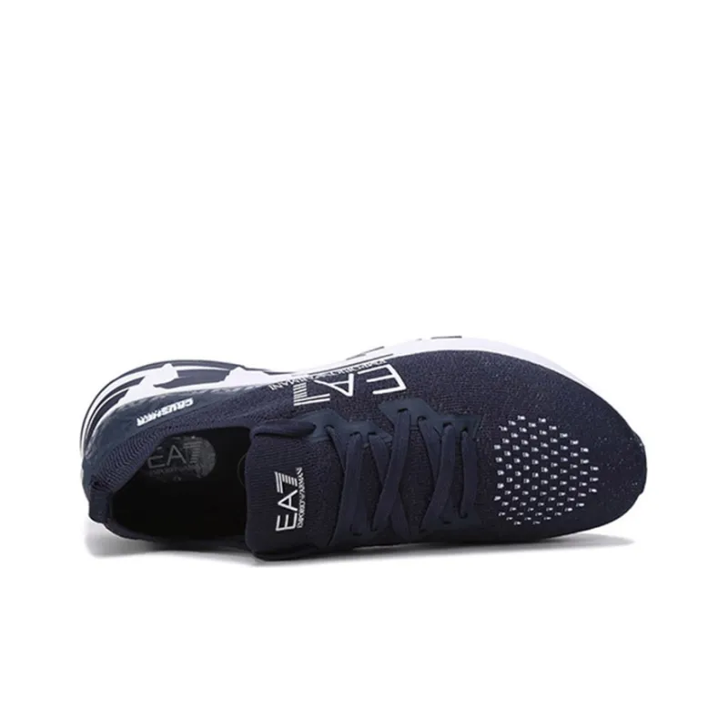 EMPORIO ARMANI EA7 SS22 Low Top Casual Shoes Men's Navy-4