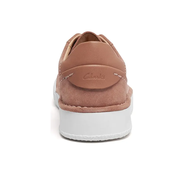 Clarks Skateboard Shoes Women's Low Top Rose Pink-2