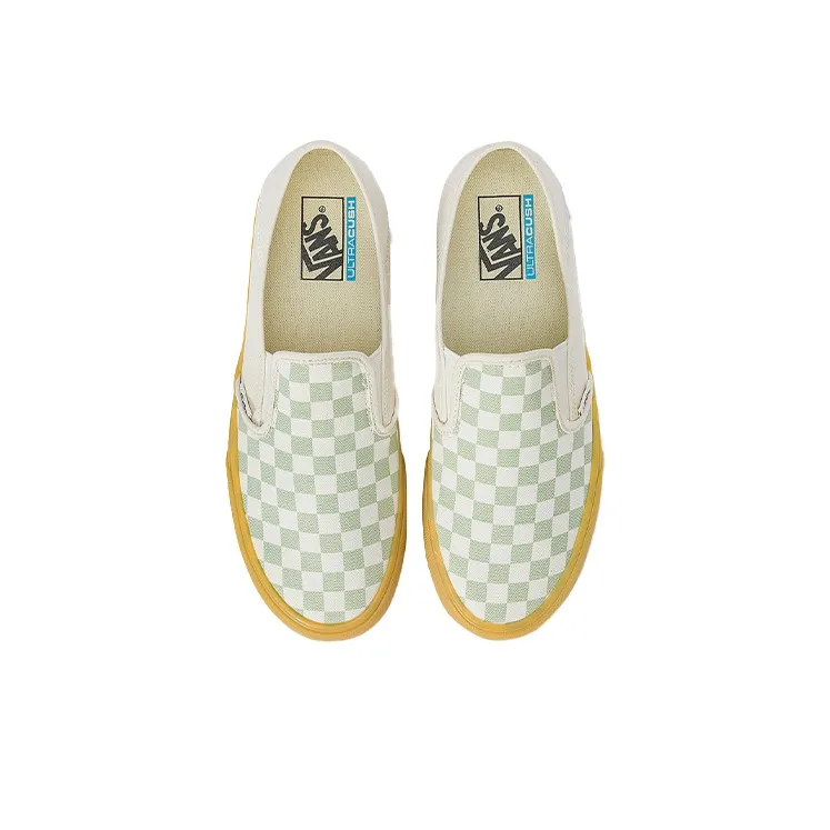 Slip On Vans Sf 'Checkerboard Dusky Green Gum'-2