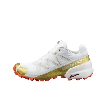 SALOMON Speedcross 5 Hiking / Trekking Shoes Women's Low Top White/Gold