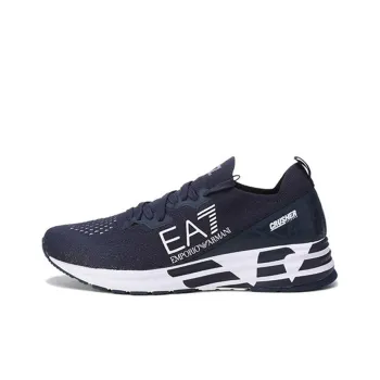 EMPORIO ARMANI EA7 SS22 Low Top Casual Shoes Men's Navy