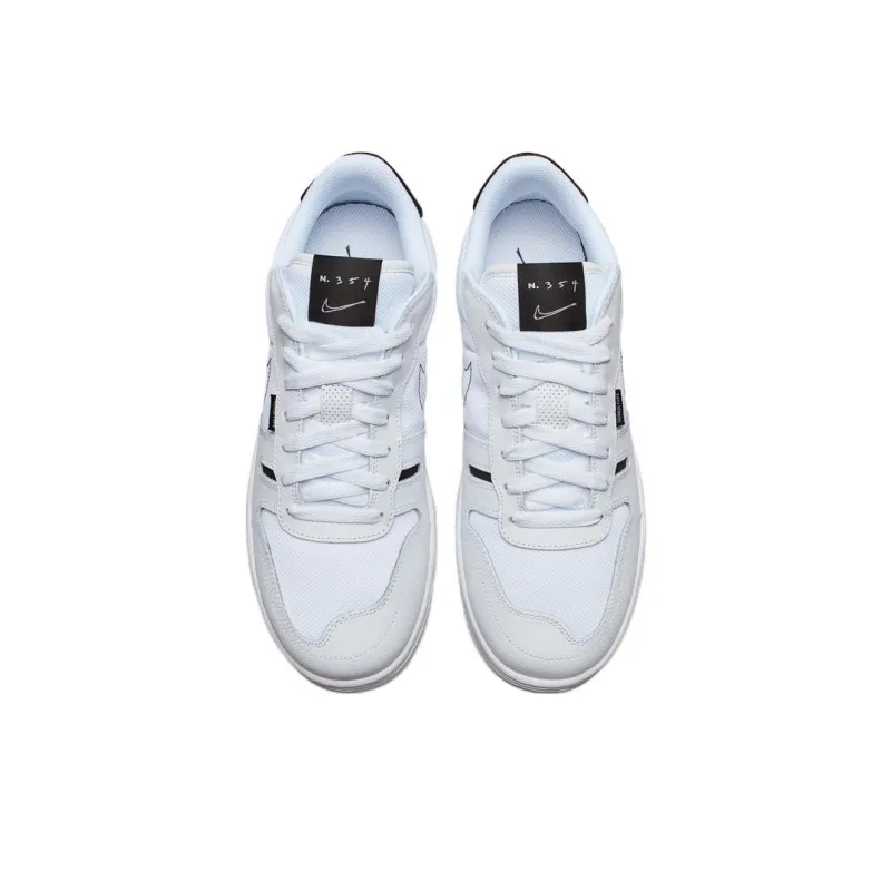 Nike Squash Type Low Tops Casual Skateboarding Shoes White Black-3