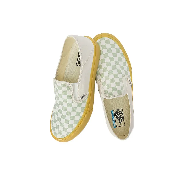Slip On Vans Sf 'Checkerboard Dusky Green Gum'-3