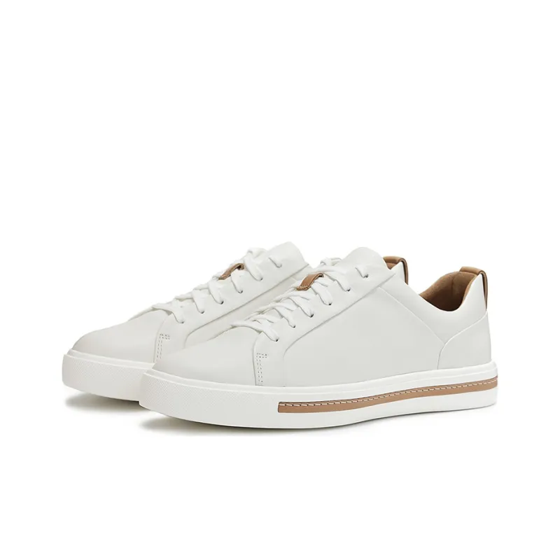Clarks Stylish Skateboarding Shoes Women's White-1