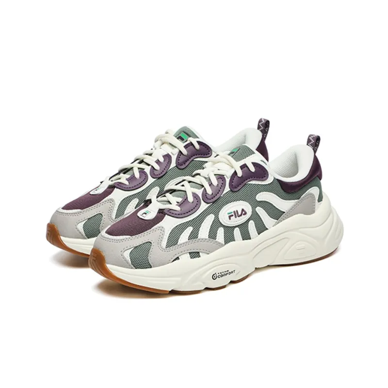 FILA Keppler Cushioning Anti-Slip And Wear-Resistant Low-Top Casual Shoes Women's Gray-1