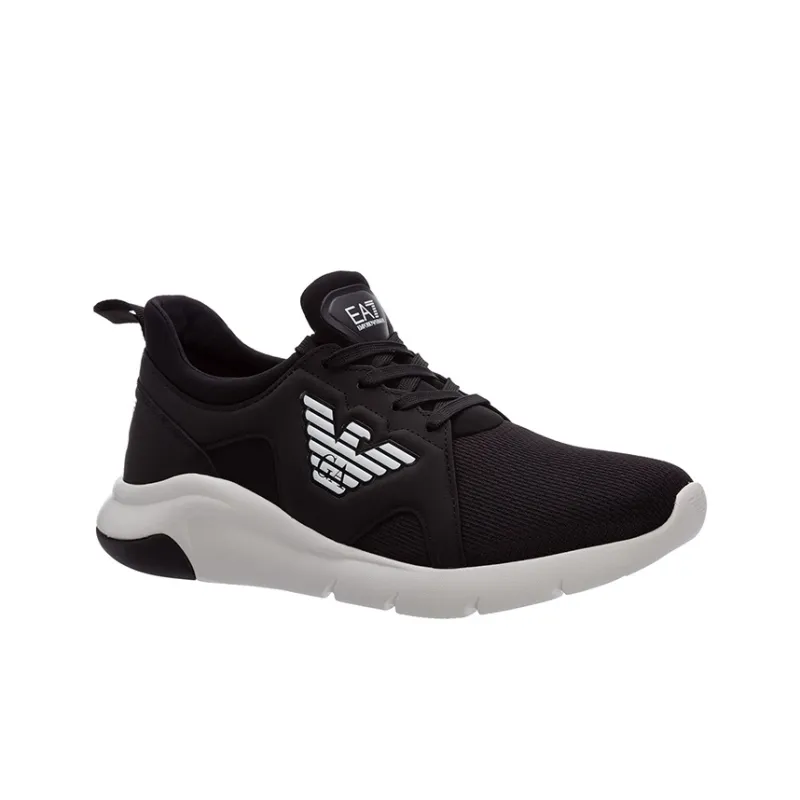EMPORIO ARMANI Anti-Slip And Wear-Resistant Lightweight Low-Top Casual Shoes Unisex Black-2