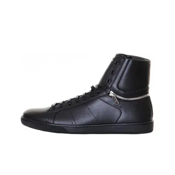 SAINT LAURENT Casual Shoes Men High Top Black