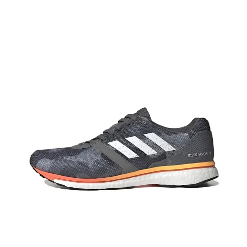 Adidas Adizero Adios 4 Wear-Resistant Low-Top Running Shoes Men's Gray