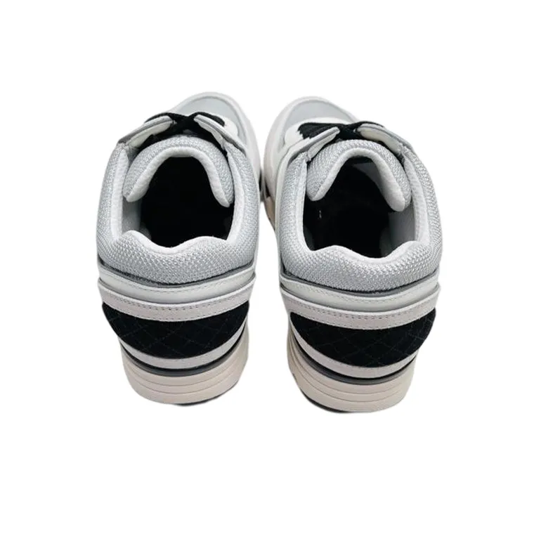 CHANEL Sneaker 'White Light Grey Black' Women's-3