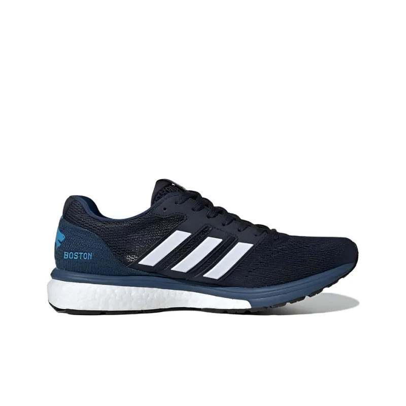 Adidas Adizero Boston 7 Wear-Resistant Low-Top Running Shoes Women's Black Blue-1