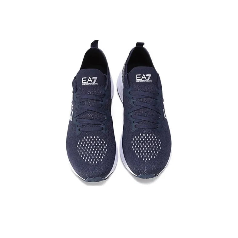 EMPORIO ARMANI EA7 SS22 Low Top Casual Shoes Men's Navy-3