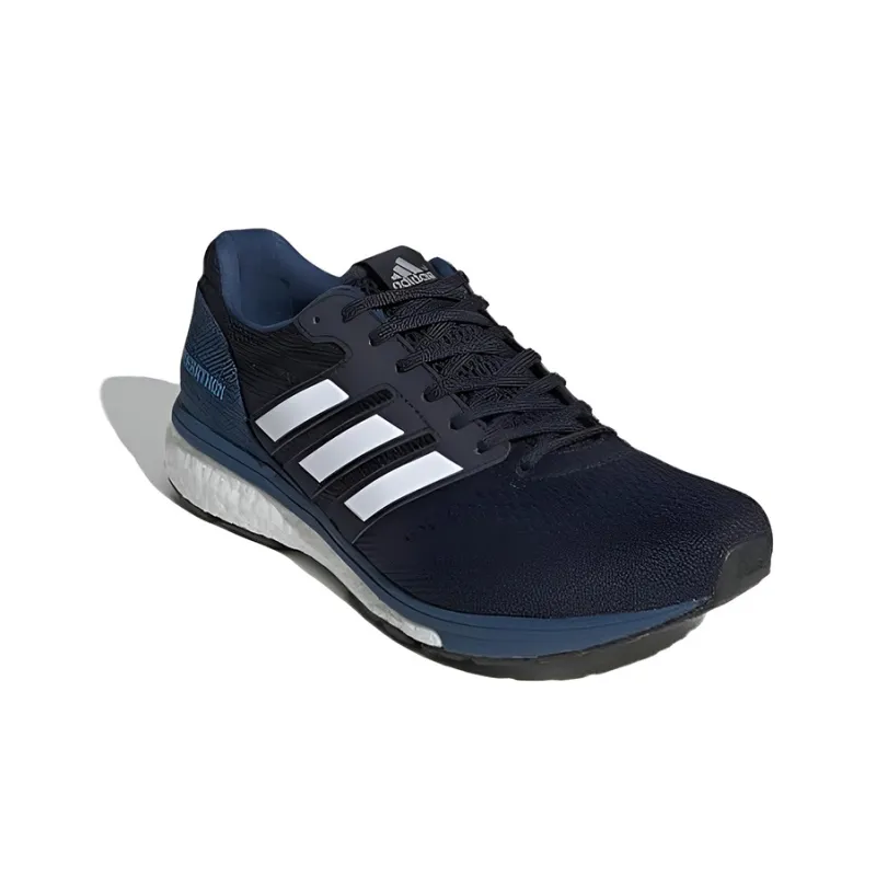 Adidas Adizero Boston 7 Wear-Resistant Low-Top Running Shoes Men's Black Blue-2