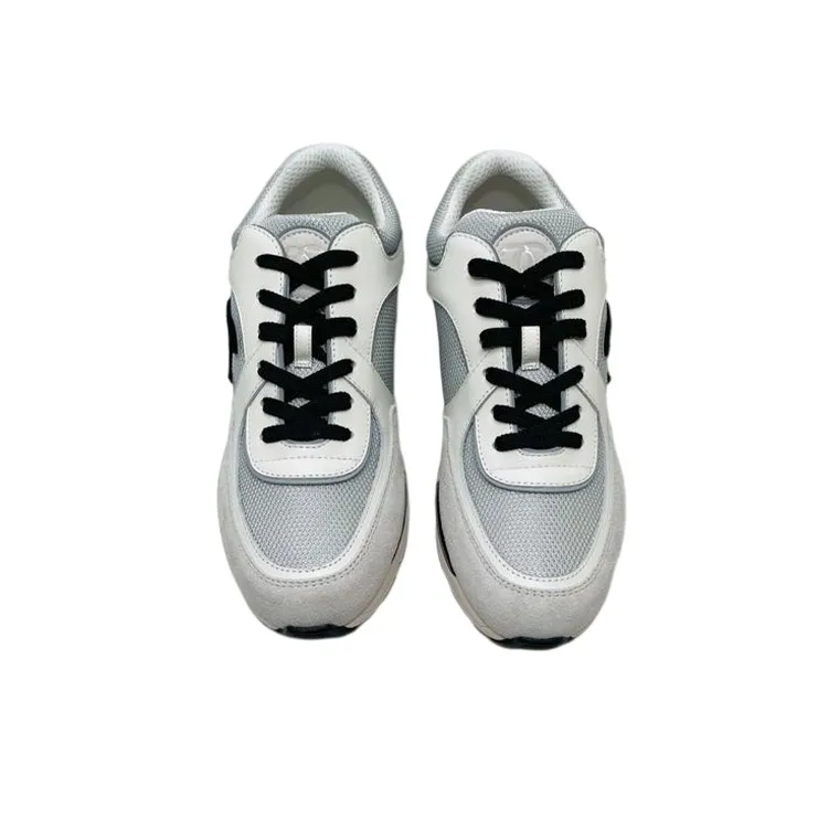 CHANEL Sneaker 'White Light Grey Black' Women's-2