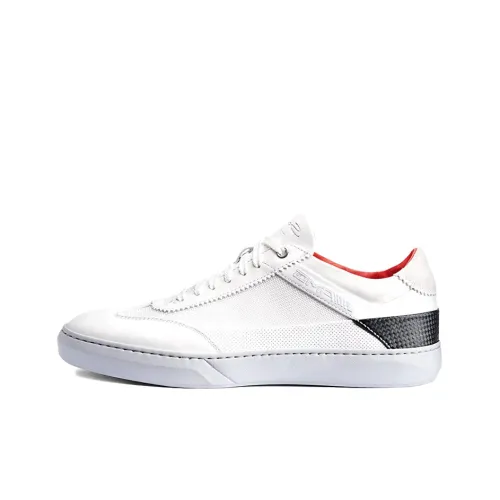 Santoni Skateboard Shoes Women's Low-Top White