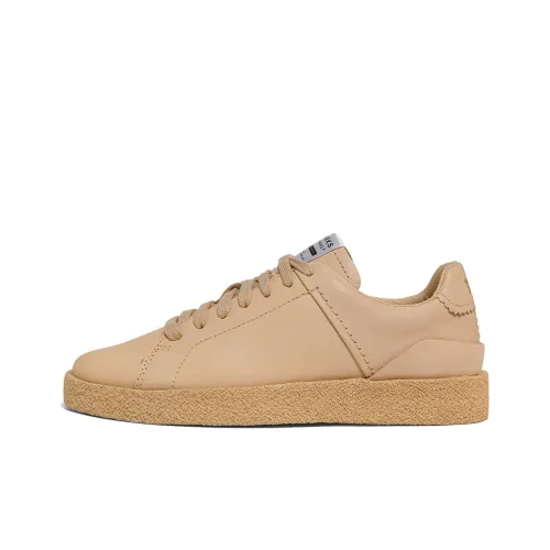 Clarks Originals Skateboard Shoes Women's Low-Top Natural